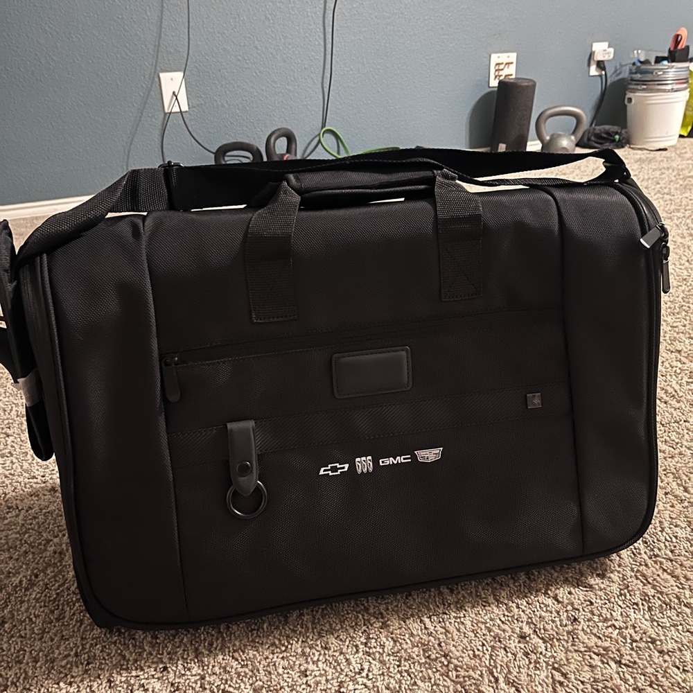 Custom General Motors Black Duffel Bag for Men/Women